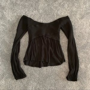 Kendall & Kylie Off the Shoulder Blouse